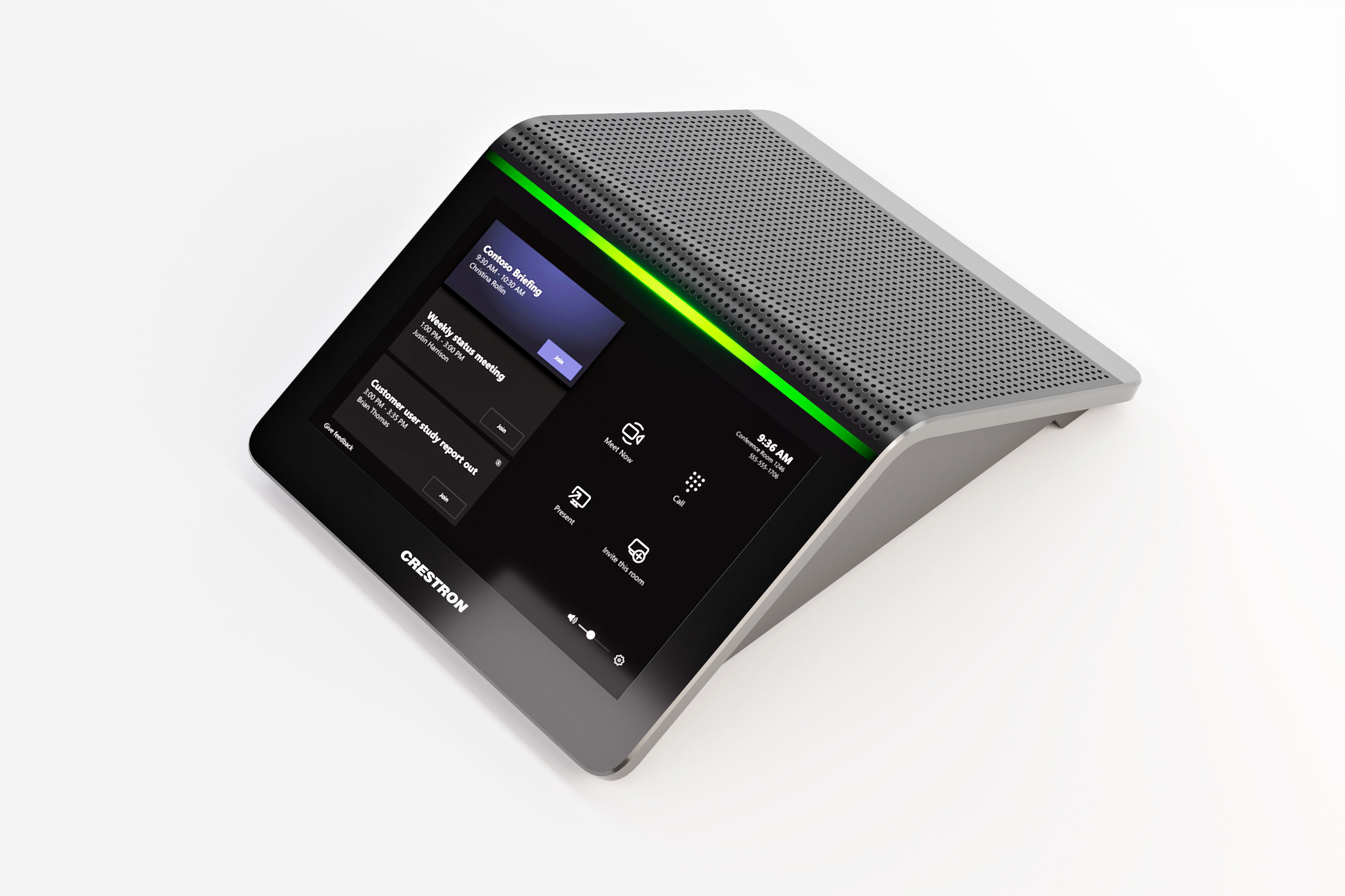 Tabletop Conferencing - Crestron Flex MM Low-poly 3D model_3
