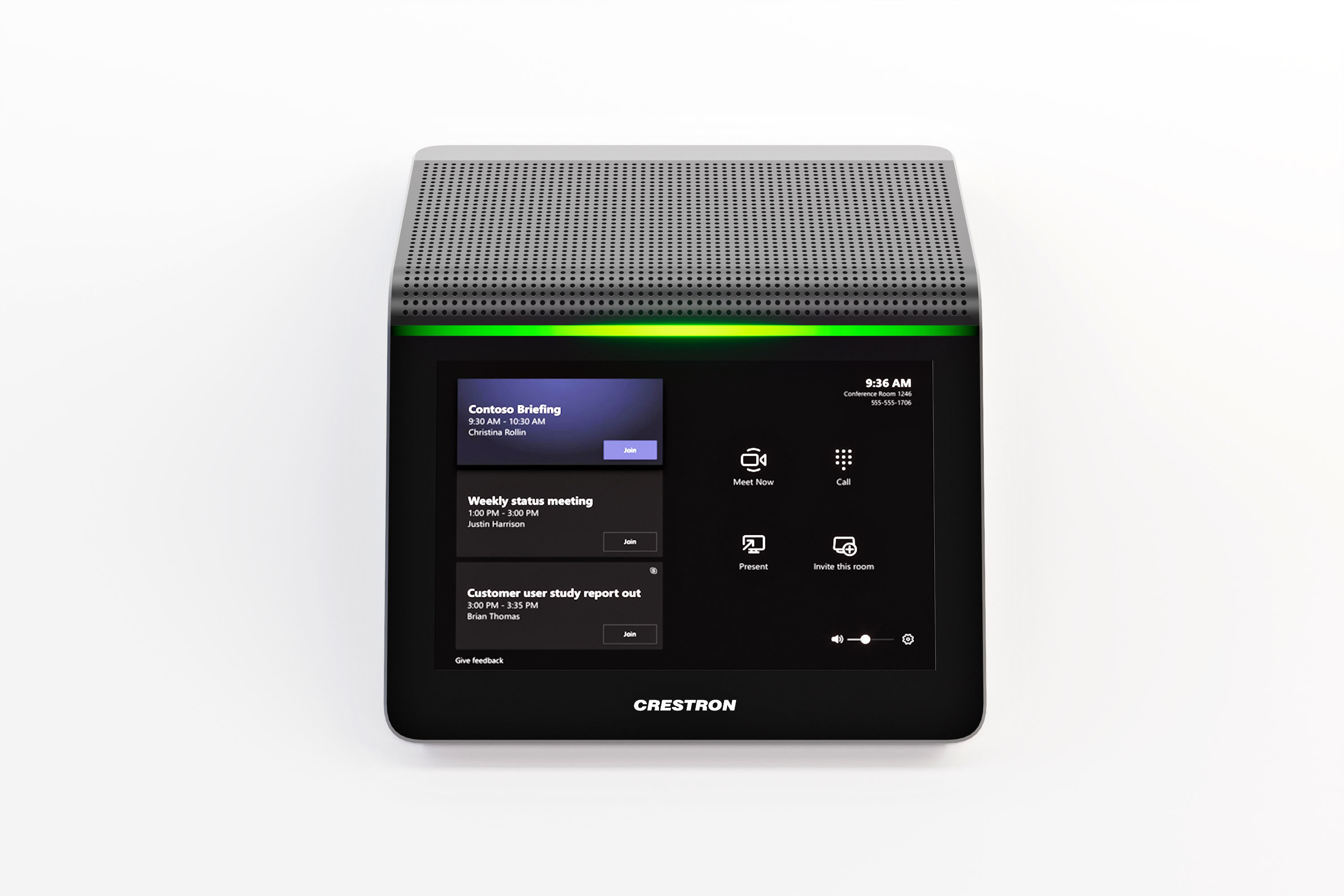 Tabletop Conferencing - Crestron Flex MM Low-poly 3D model_2