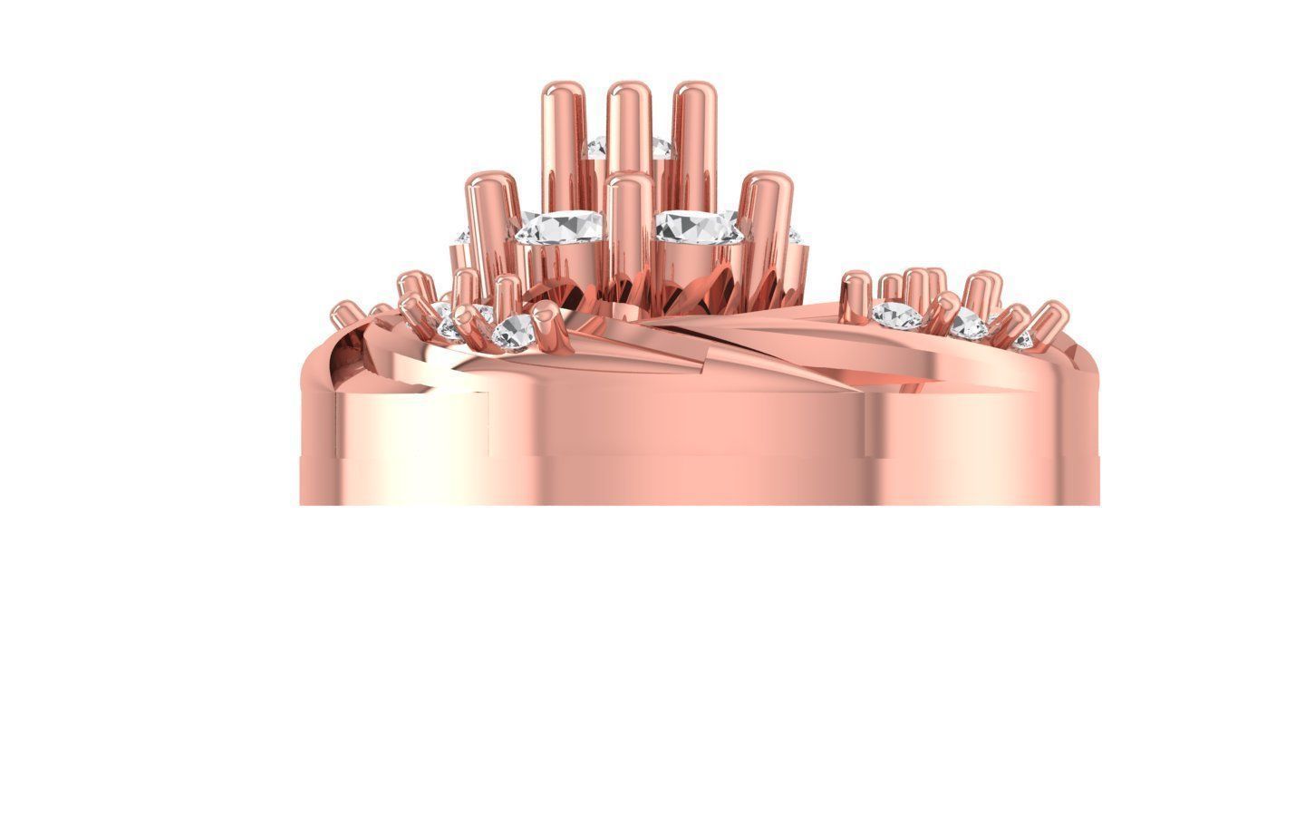 Pendant Earring Sets 3dm STL OBJ FBX Renders Details 3D print model_3