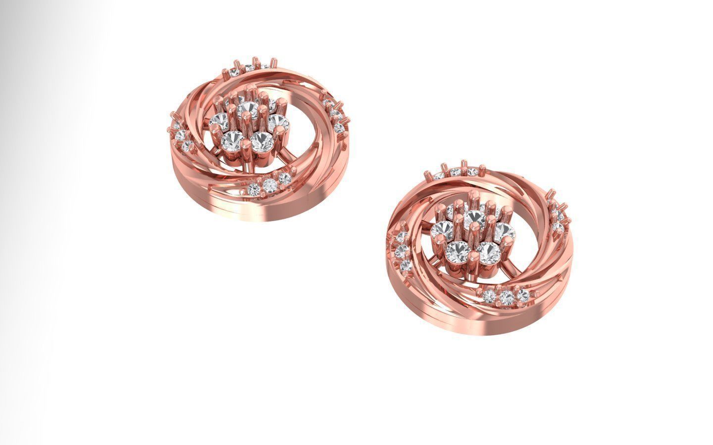 Pendant Earring Sets 3dm STL OBJ FBX Renders Details 3D print model_5