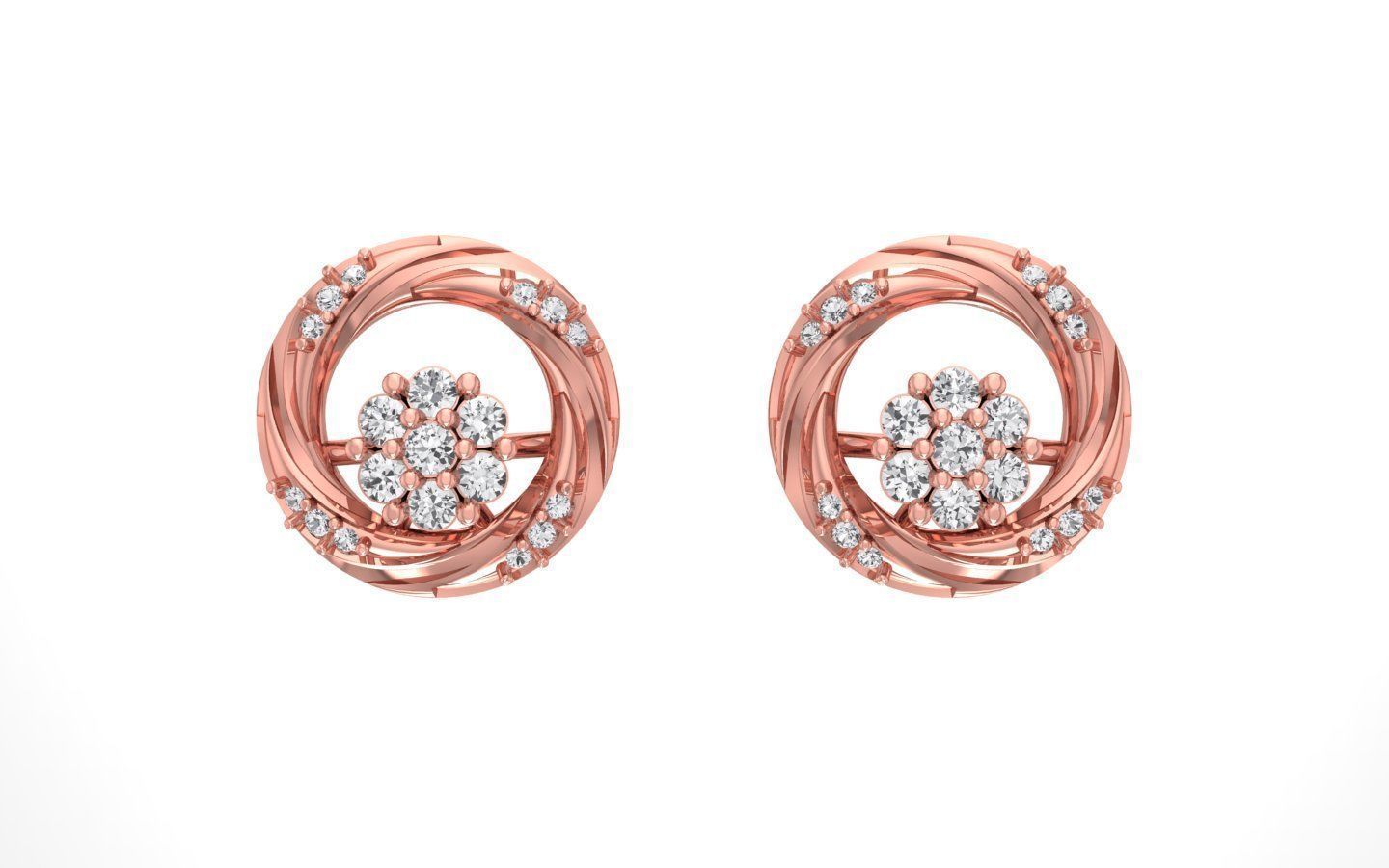 Pendant Earring Sets 3dm STL OBJ FBX Renders Details 3D print model_4