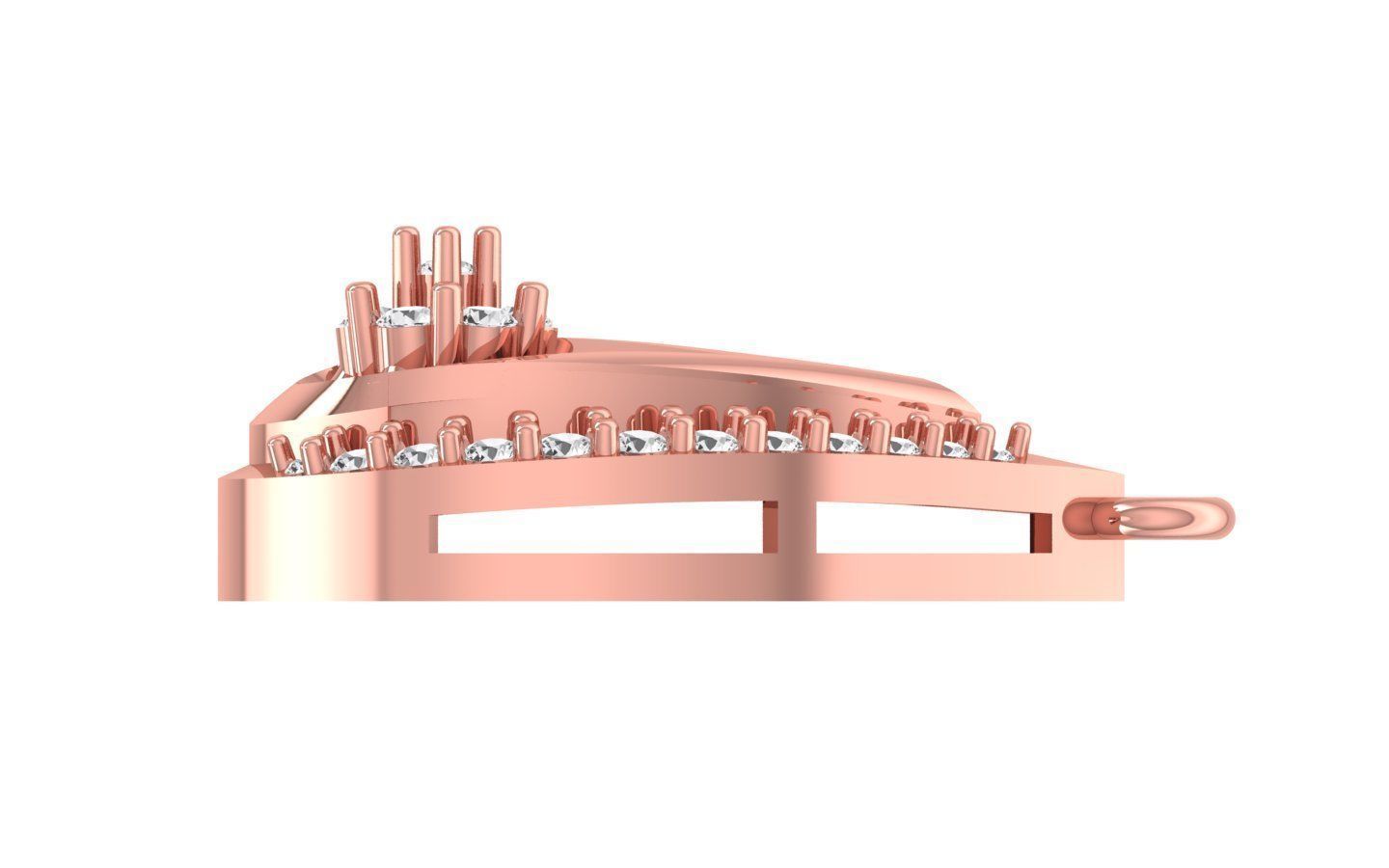 Pendant Earring Sets 3dm STL OBJ FBX Renders Details 3D print model_5