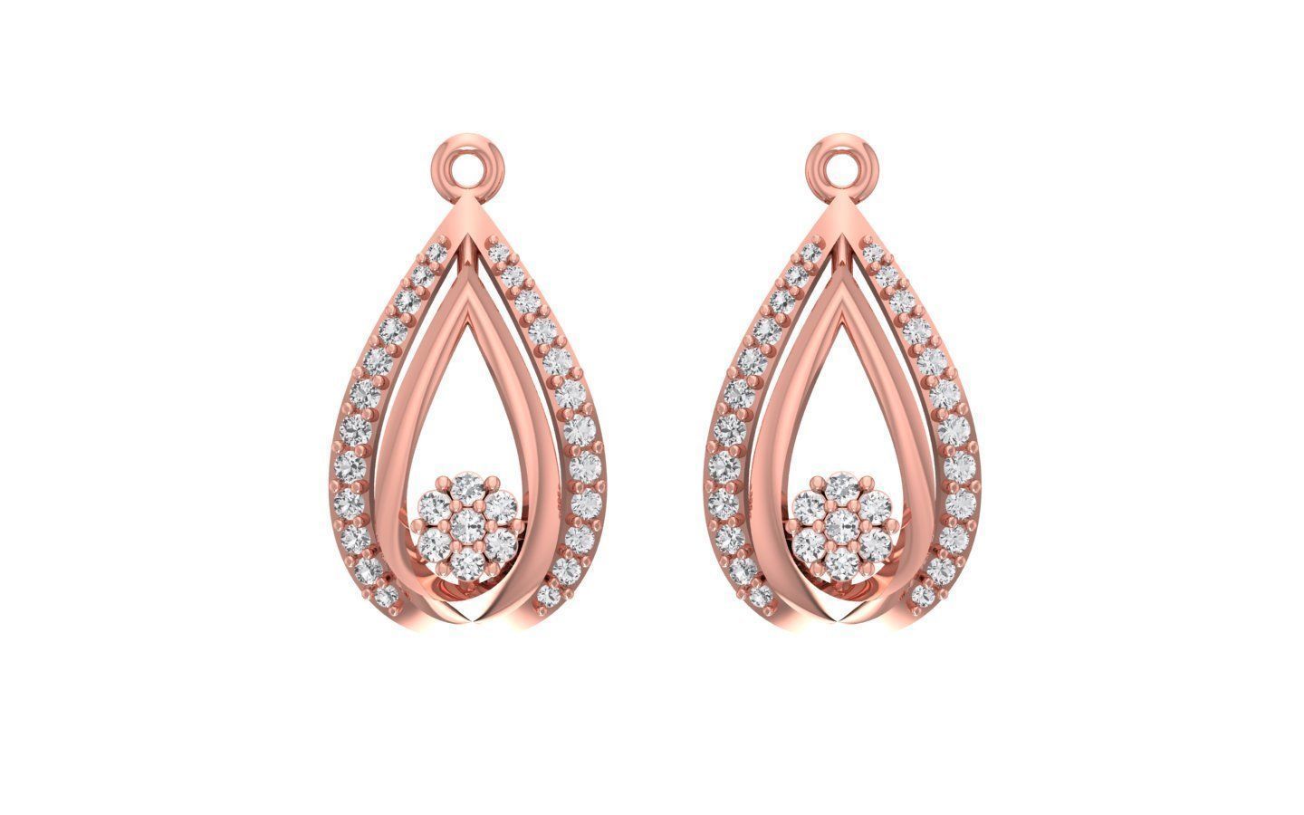 Pendant Earring Sets 3dm STL OBJ FBX Renders Details 3D print model_6