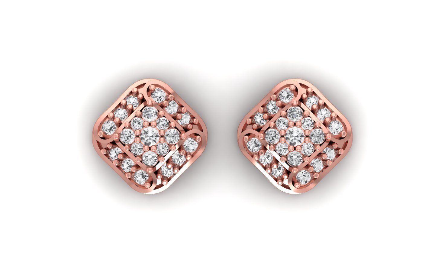 Pendant Earring Sets 3dm STL OBJ FBX Renders Details 3D print model_6