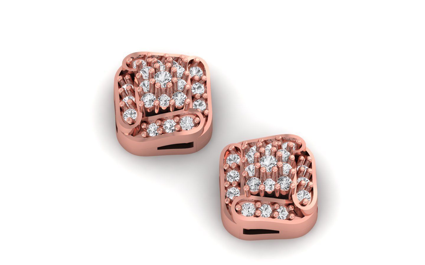 Pendant Earring Sets 3dm STL OBJ FBX Renders Details 3D print model_1