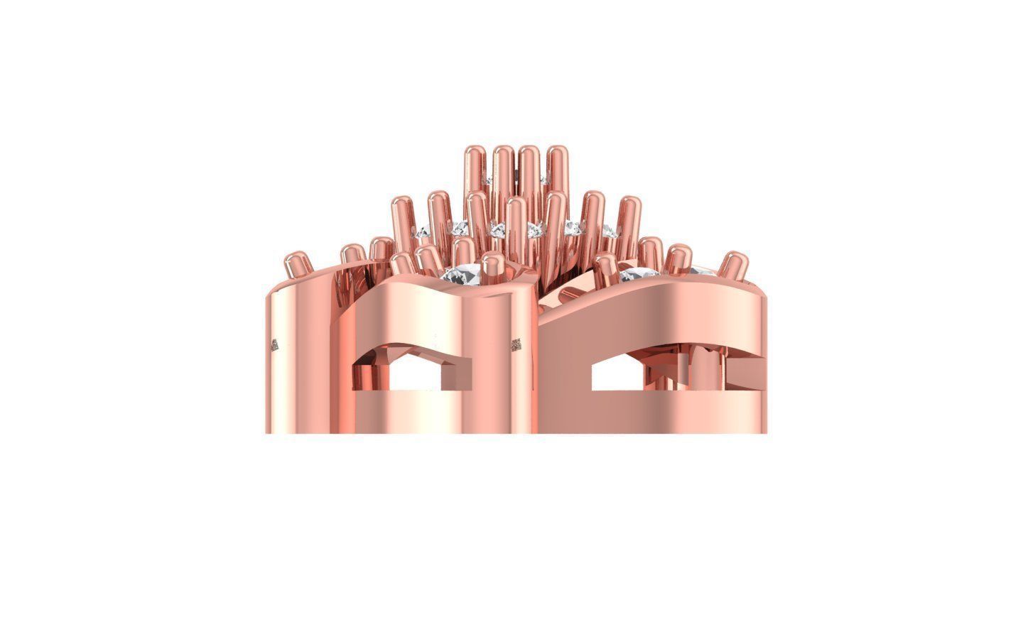 Pendant Earring Sets 3dm STL OBJ FBX Renders Details 3D print model_7