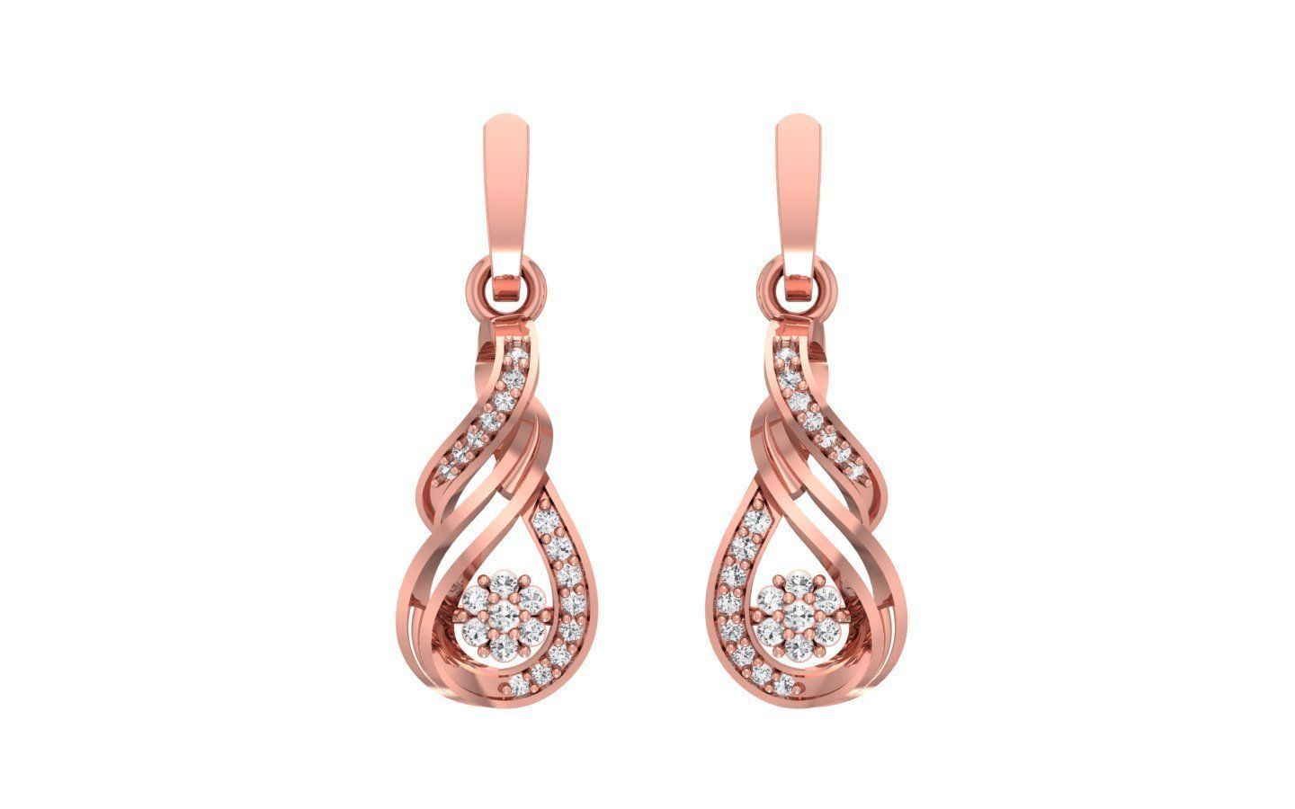 Pendant Earring Sets 3dm STL OBJ FBX Renders Details 3D print model_2