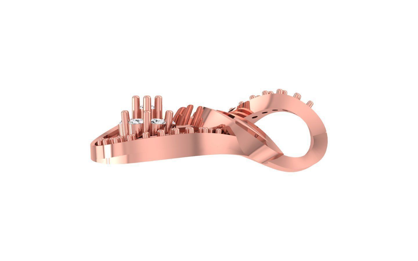 Pendant Earring Sets 3dm STL OBJ FBX Renders Details 3D print model_4