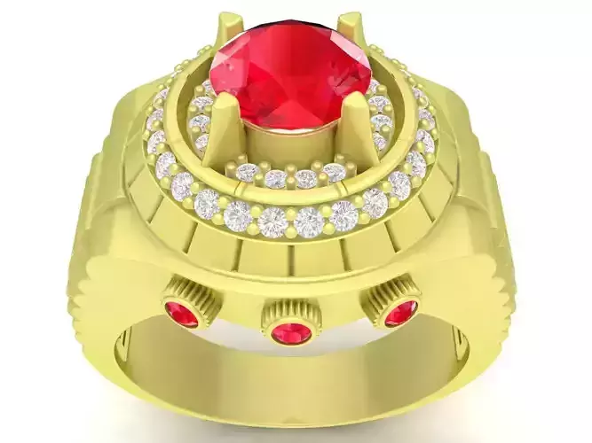 korea diamond Watch men ring 3864