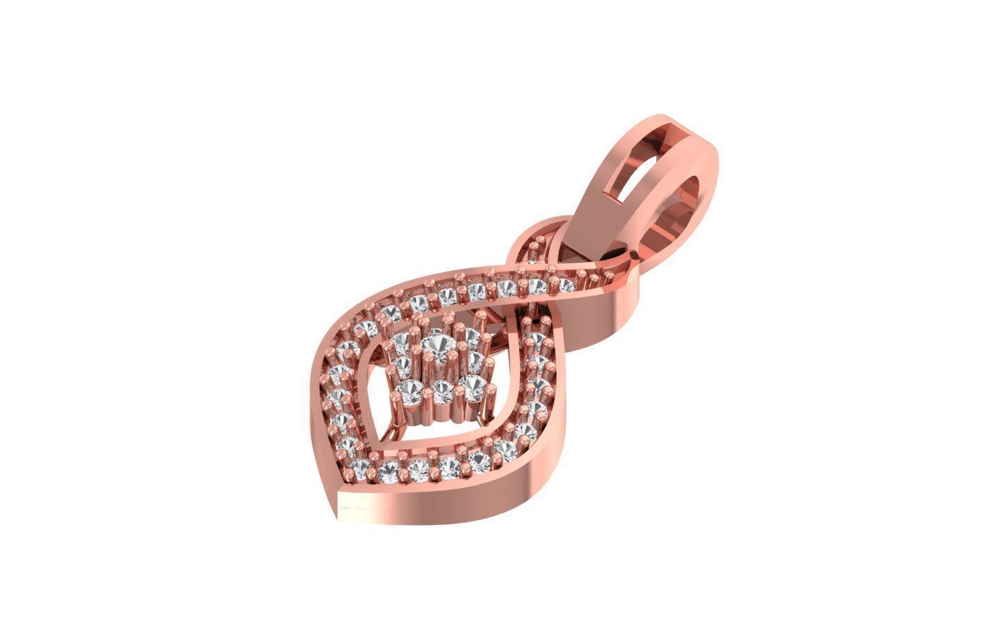 Pendant Earring Sets 3dm STL OBJ FBX Renders Details 3D print model_4