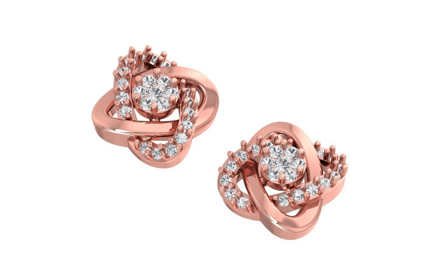 Pendant Earring Sets 3dm STL OBJ FBX Renders Details 3D print model_6