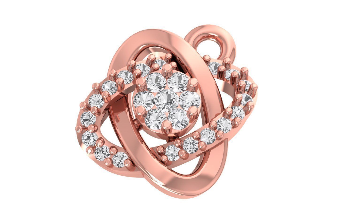 Pendant Earring Sets 3dm STL OBJ FBX Renders Details 3D print model_5