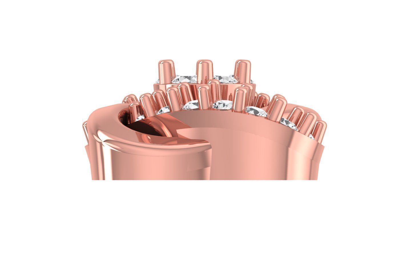 Pendant Earring Sets 3dm STL OBJ FBX Renders Details 3D print model_4