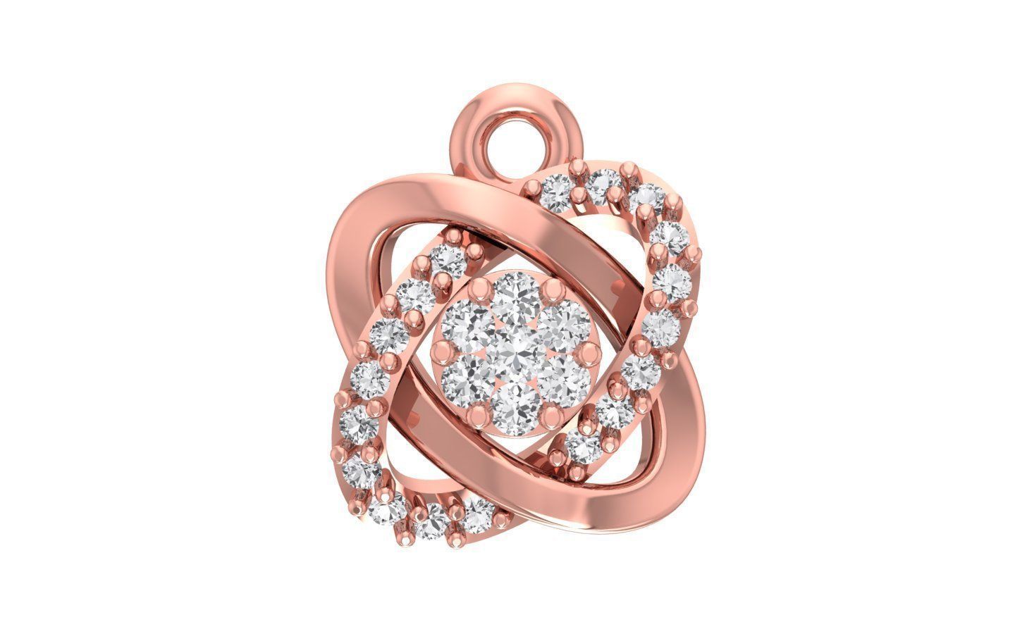 Pendant Earring Sets 3dm STL OBJ FBX Renders Details 3D print model_3