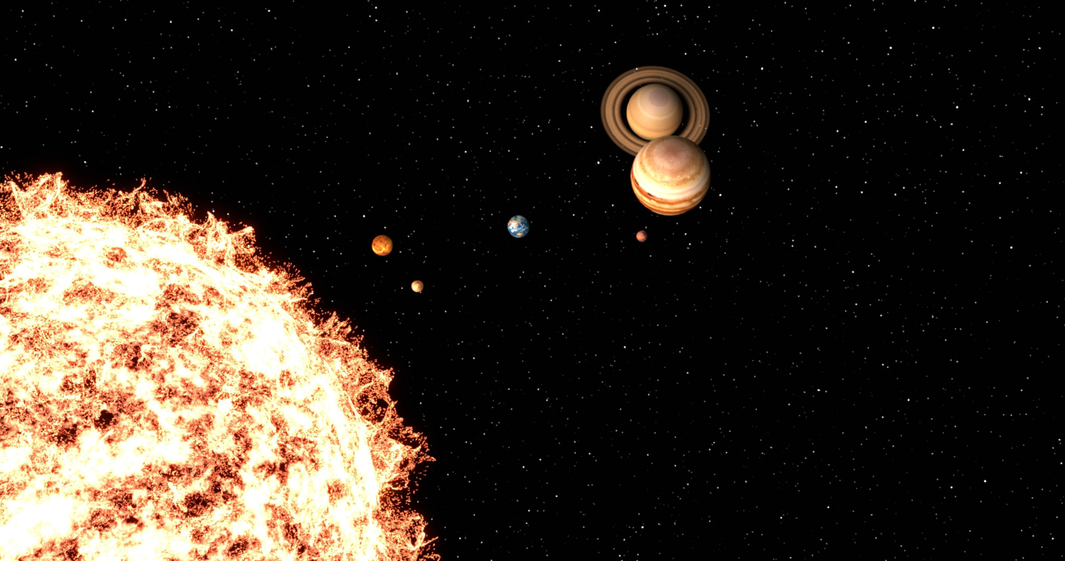solar system 3D model_1