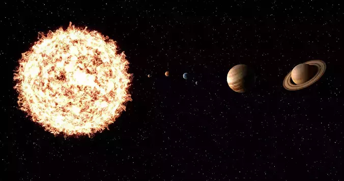 solar system 3D model solar system 3D model