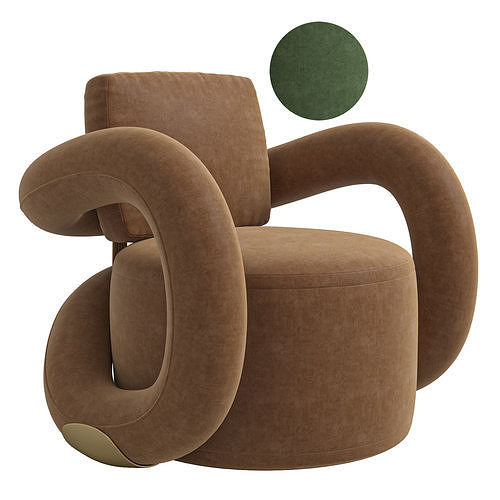 Infinity Armchair by Natalia Komarova 3D model