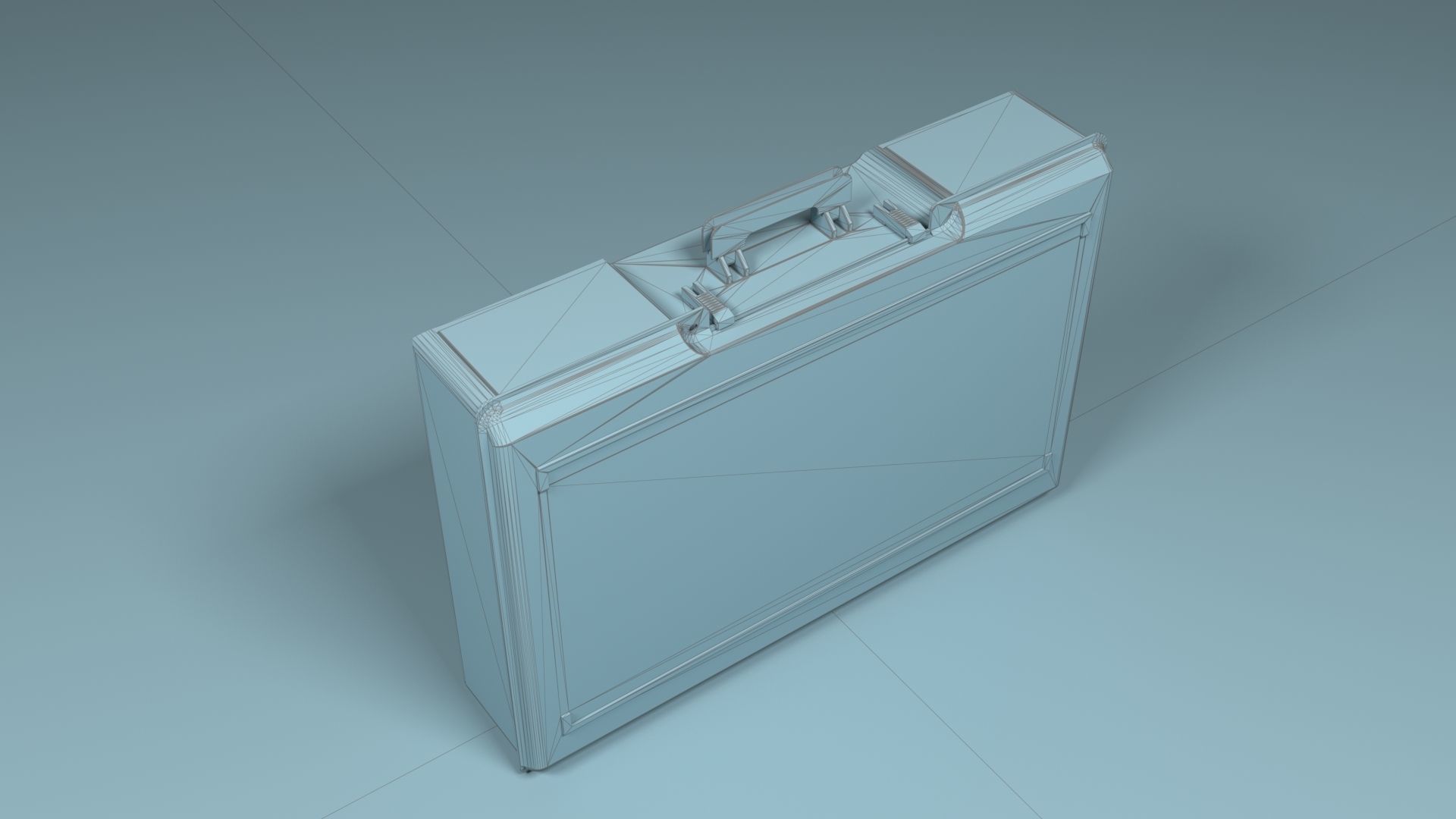 Bosch Impact Hammer Box Low-poly 3D model_11