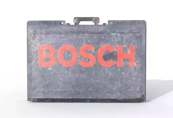 Bosch Impact Hammer Box Low-poly 3D model