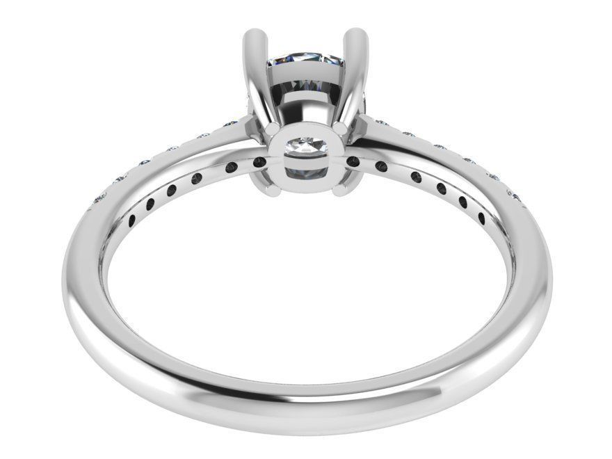 Fashion diamond ring 1931 3D print model 3D print model_3