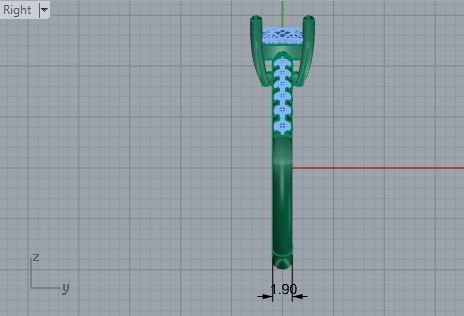 Fashion diamond ring 1931 3D print model 3D print model_6