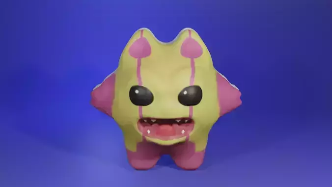 monster 3d model toy