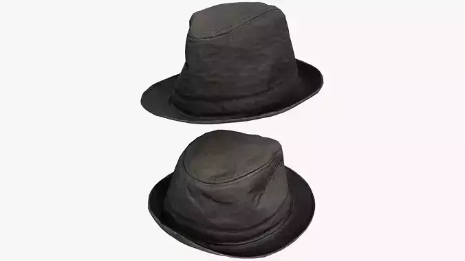 Black Hat Michael Jackson Low-poly 3D model