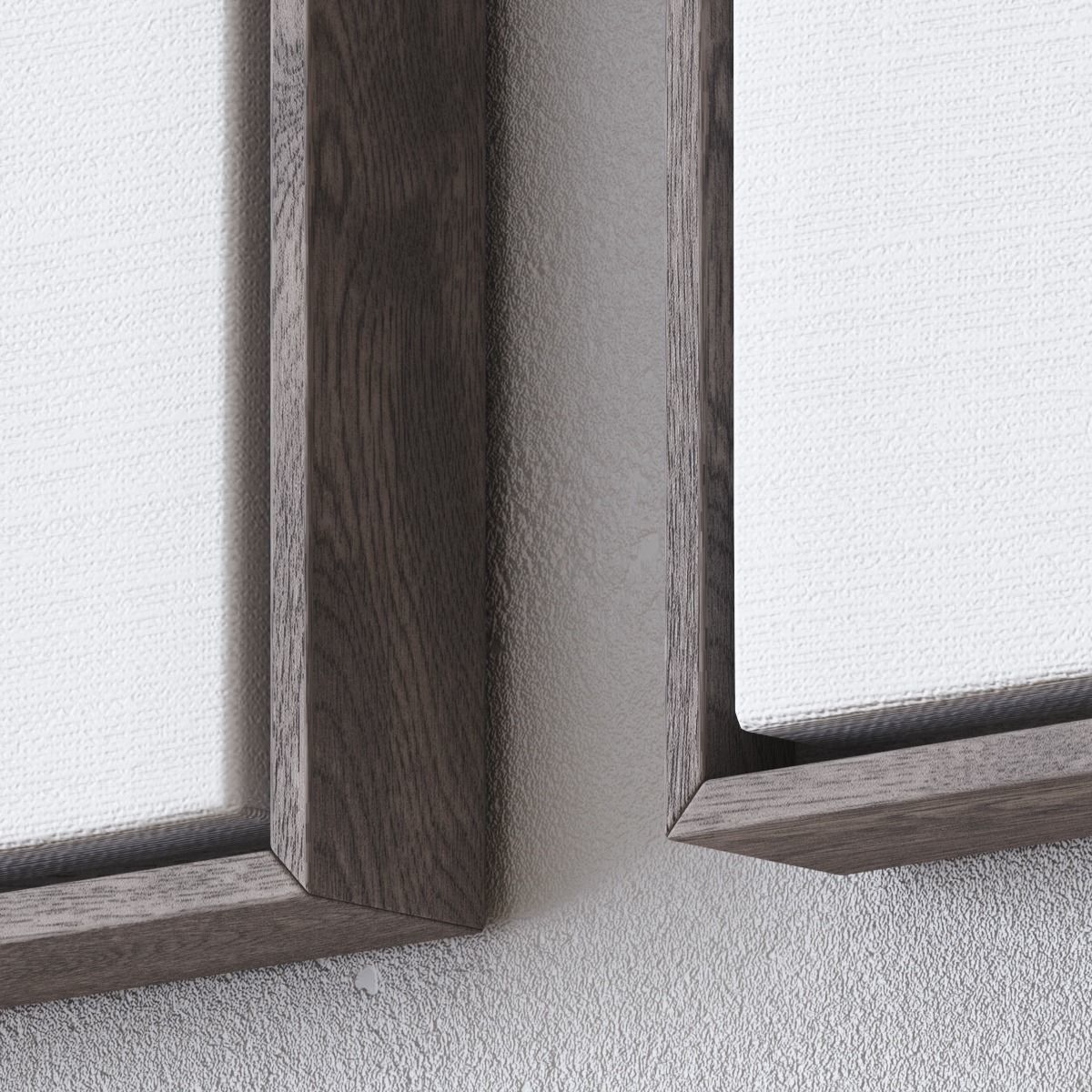 Set of six large wall paintings 3D model_5