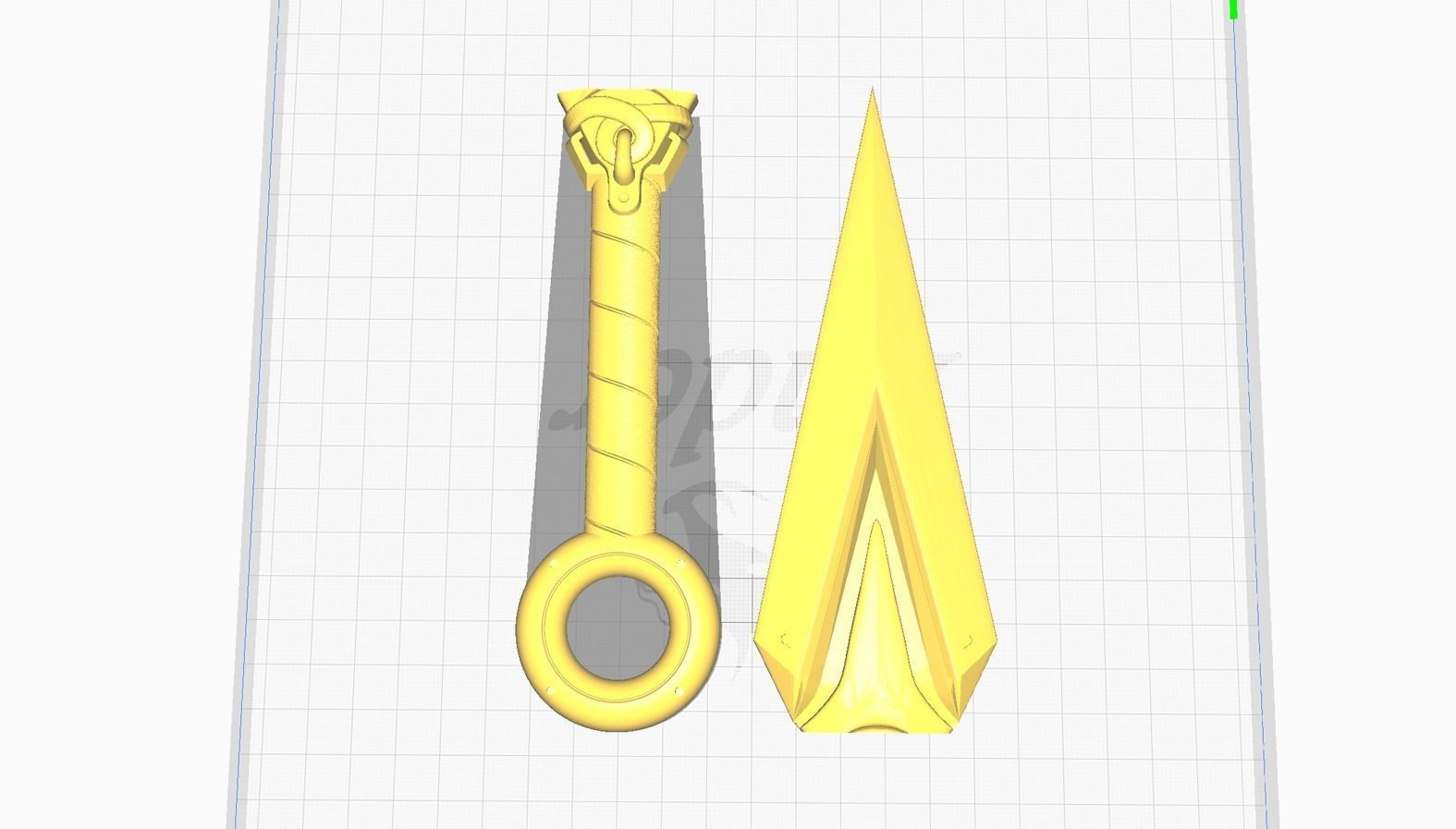 Overwatch - Kiriko kunai 3D print model_5