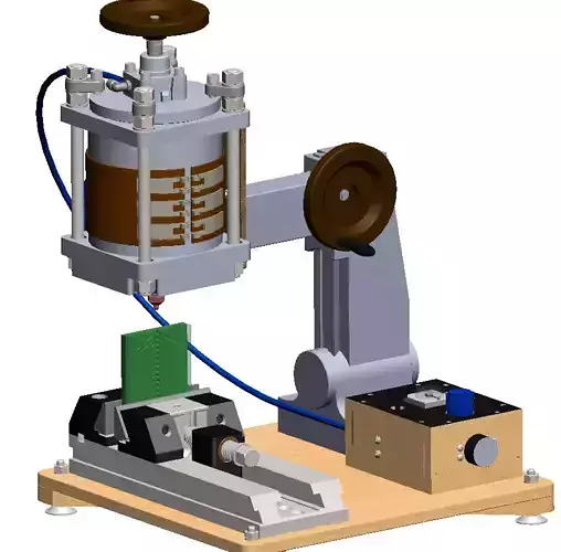 Molding machine for the production of silicone fishing lures