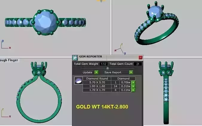 solitaire engagement ring