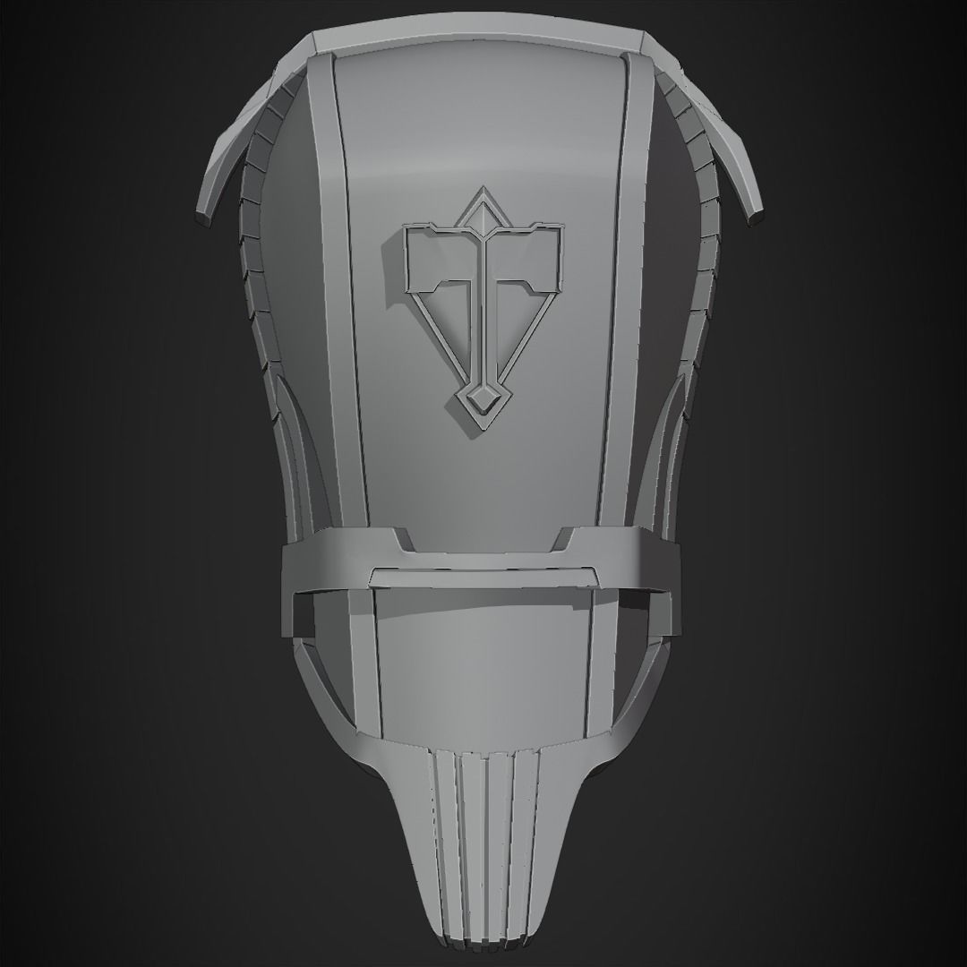 Arcane Jayce Hammer and Pauldron Bundle for Cosplay 3D Model Collection_24