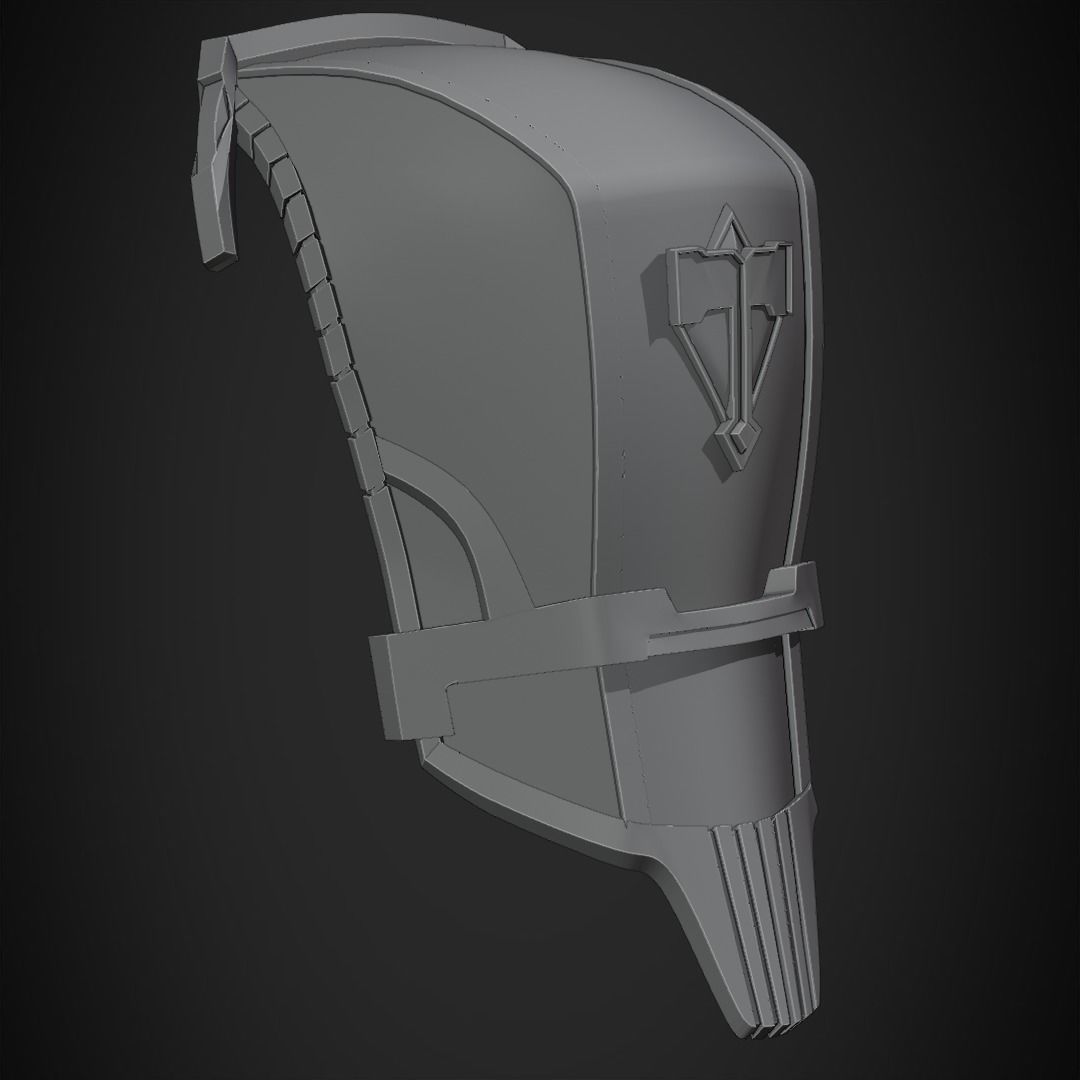 Arcane Jayce Hammer and Pauldron Bundle for Cosplay 3D Model Collection_31