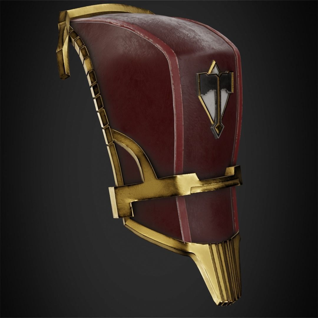 Arcane Jayce Hammer and Pauldron Bundle for Cosplay 3D Model Collection_21