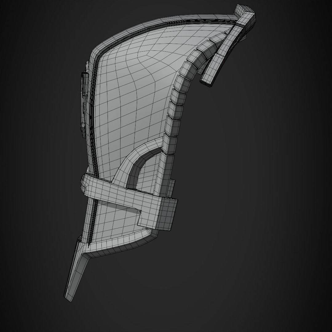 Arcane Jayce Hammer and Pauldron Bundle for Cosplay 3D Model Collection_27