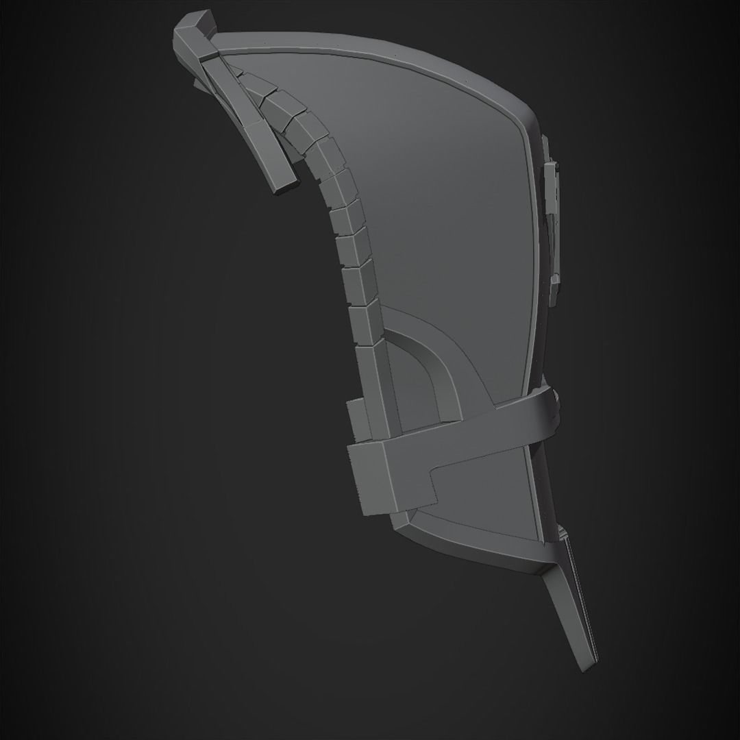 Arcane Jayce Hammer and Pauldron Bundle for Cosplay 3D Model Collection_30