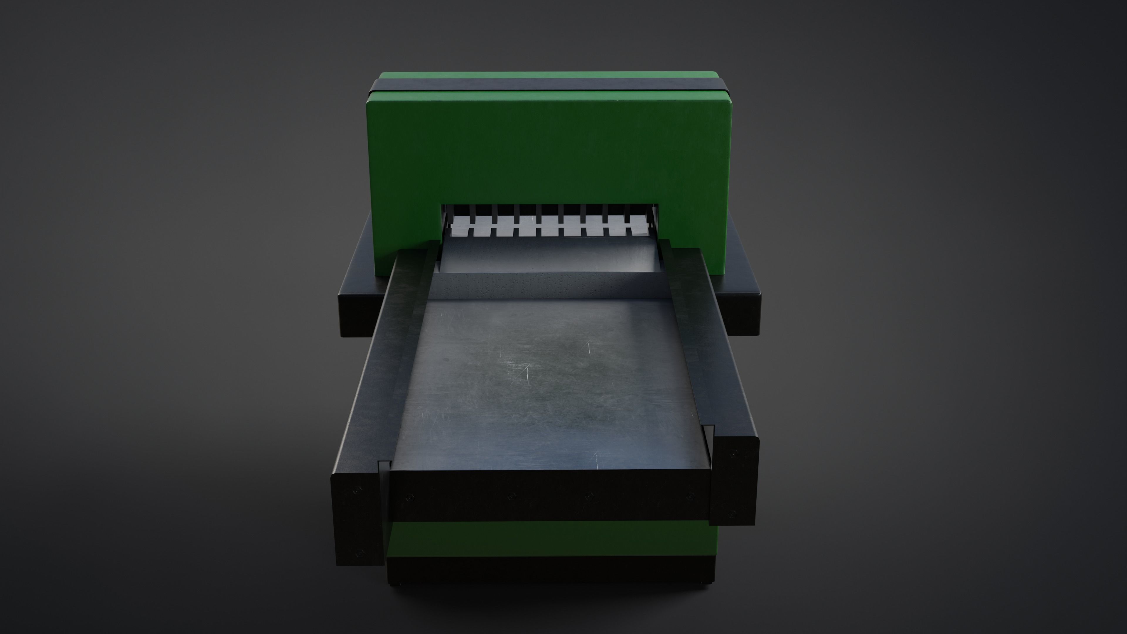 Multicut machine that cuts paper Low-poly 3D model_8