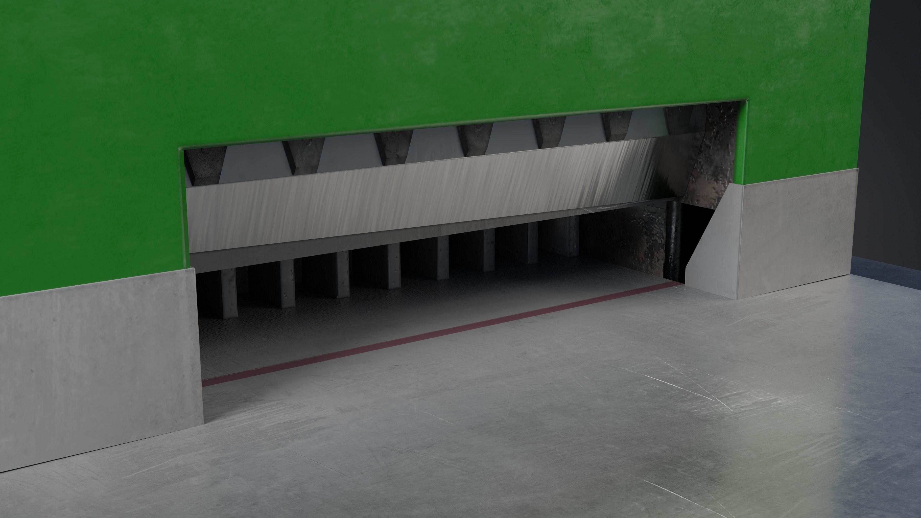 Multicut machine that cuts paper Low-poly 3D model_11