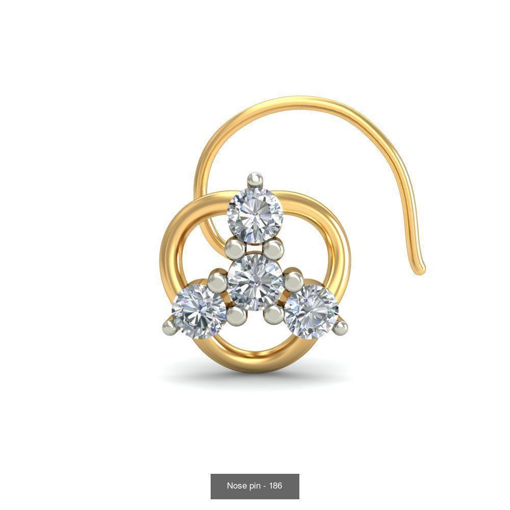 19 Nose Pin 3dm renders details 3D Model Collection_4