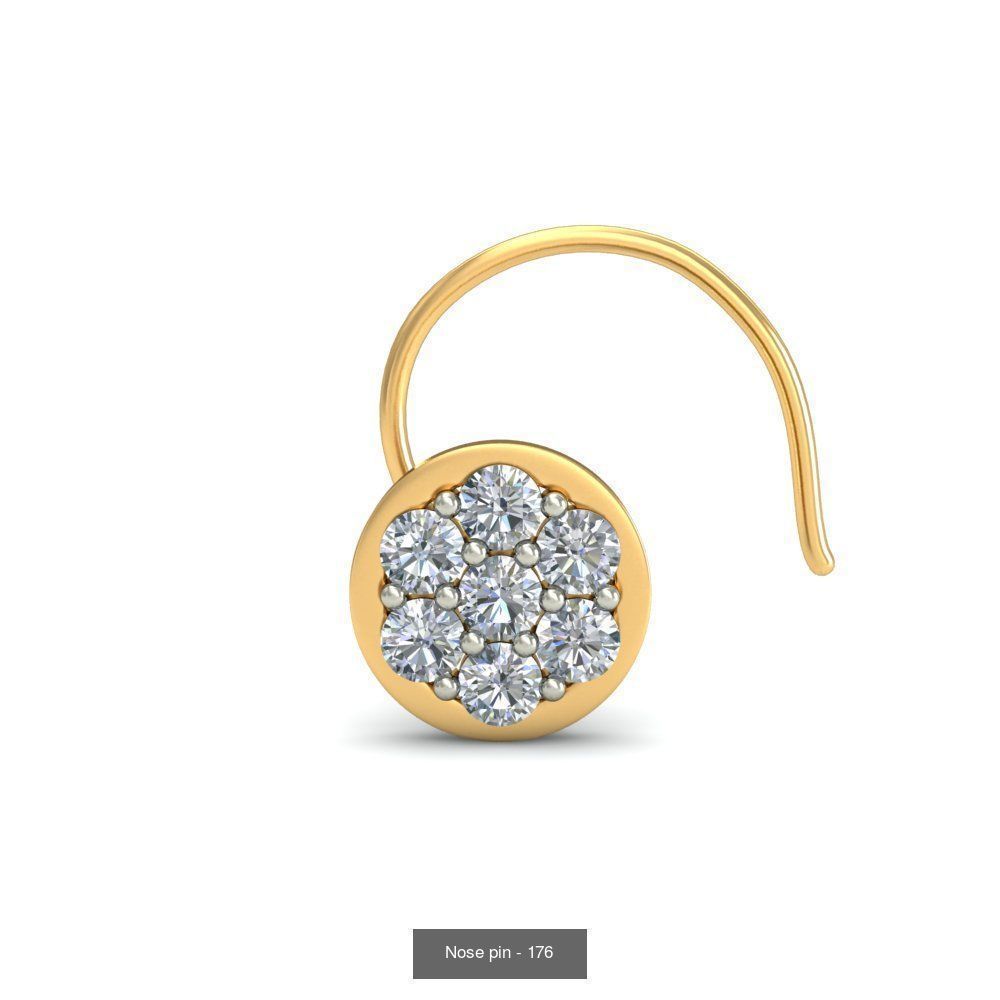 19 Nose Pin 3dm renders details 3D Model Collection_14