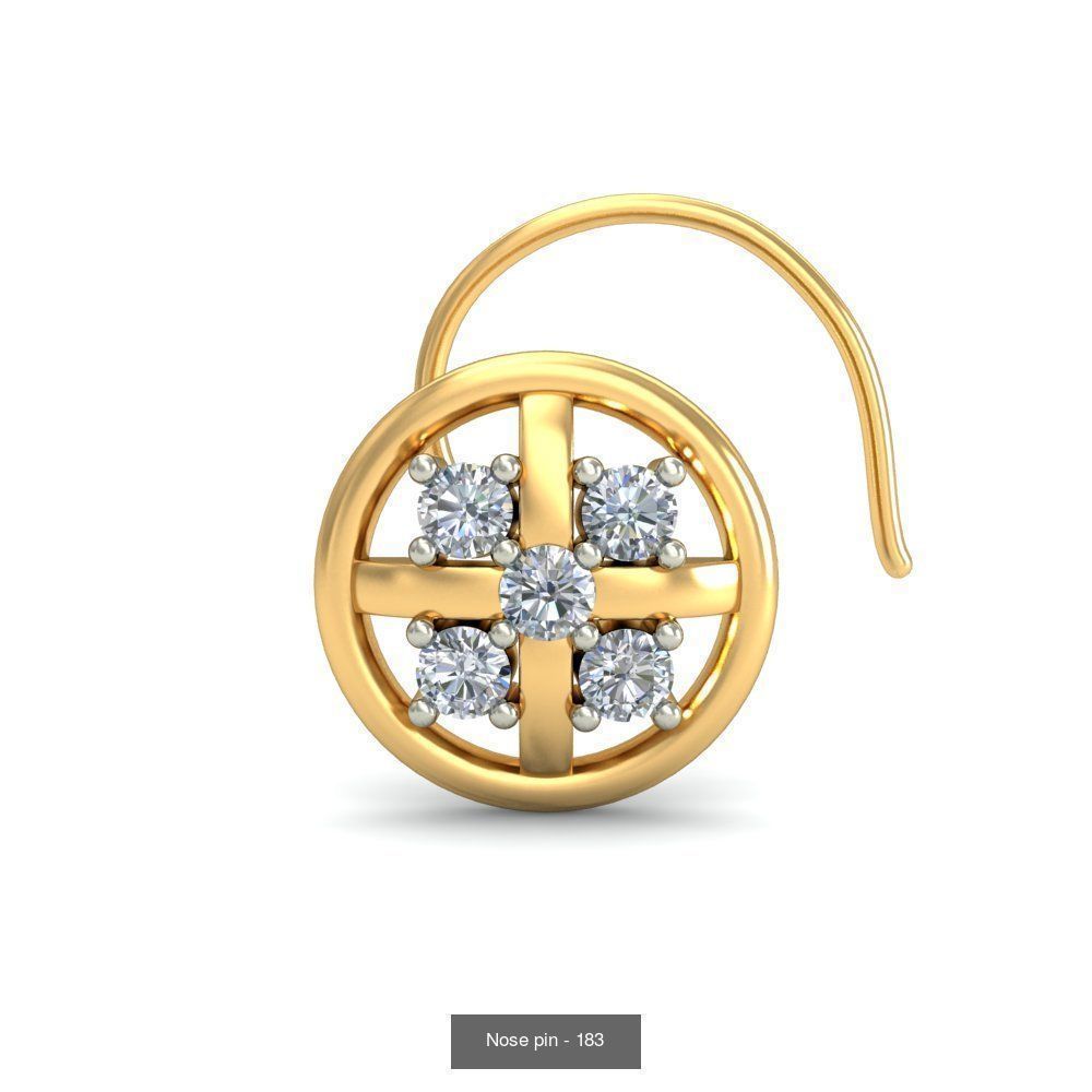 19 Nose Pin 3dm renders details 3D Model Collection_7