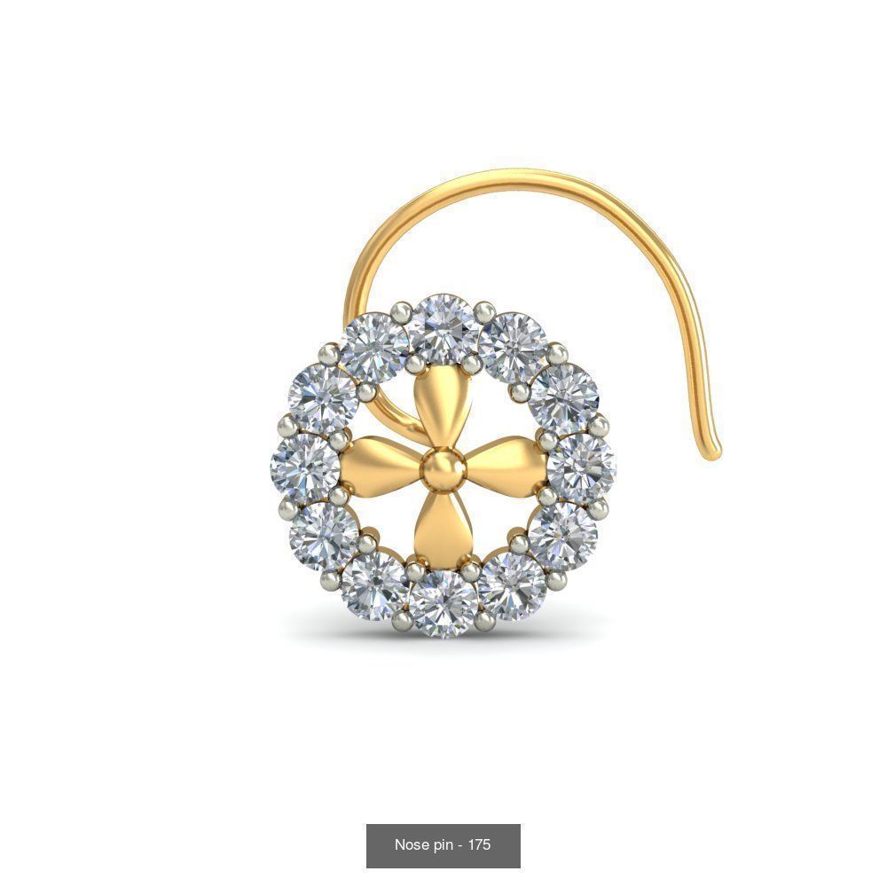 19 Nose Pin 3dm renders details 3D Model Collection_15