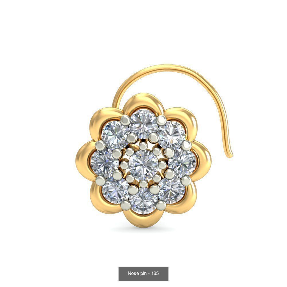 19 Nose Pin 3dm renders details 3D Model Collection_5