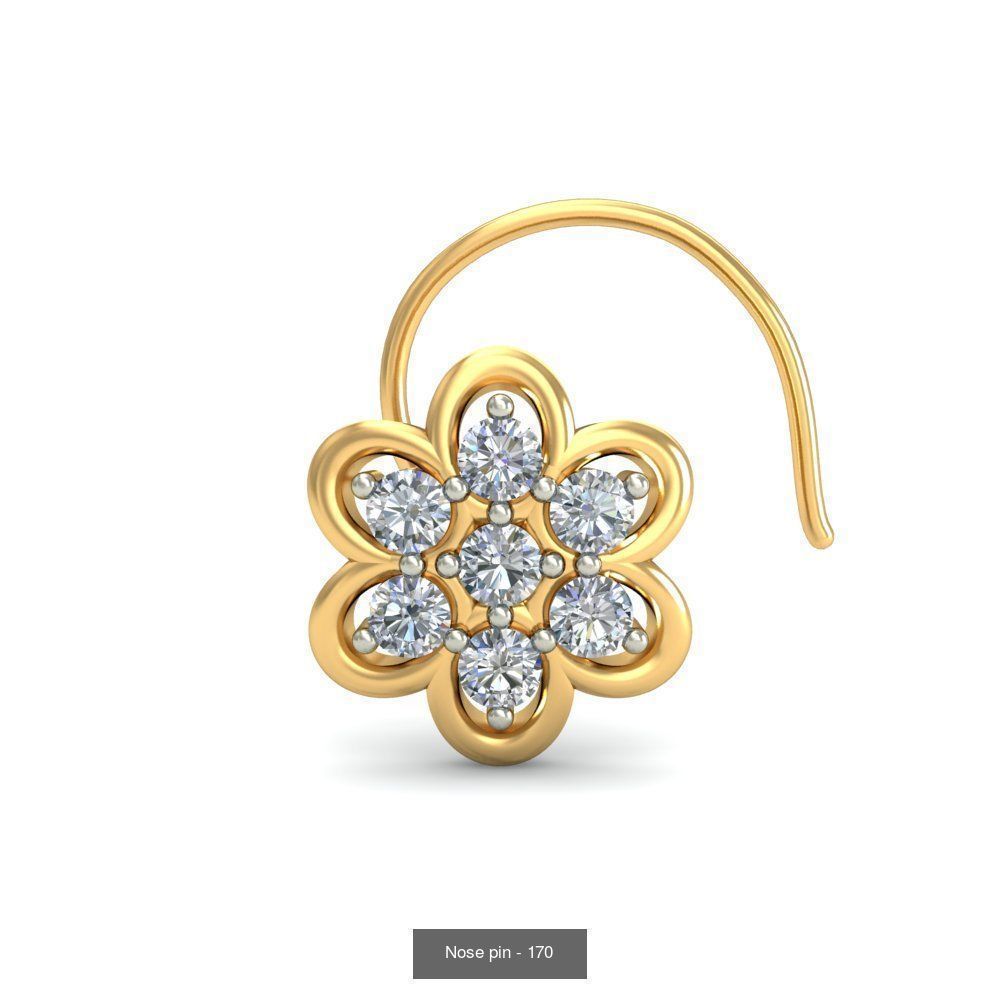 19 Nose Pin 3dm renders details 3D Model Collection_20