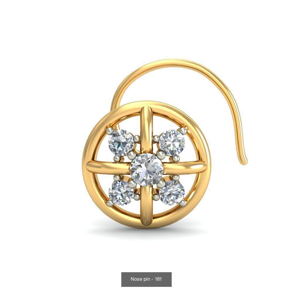 19 Nose Pin 3dm renders details 3D Model Collection_9