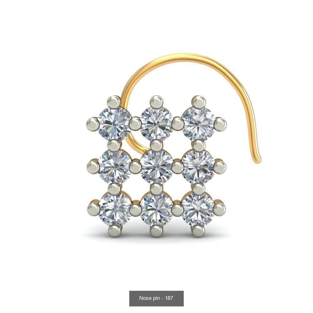 19 Nose Pin 3dm renders details 3D Model Collection_3