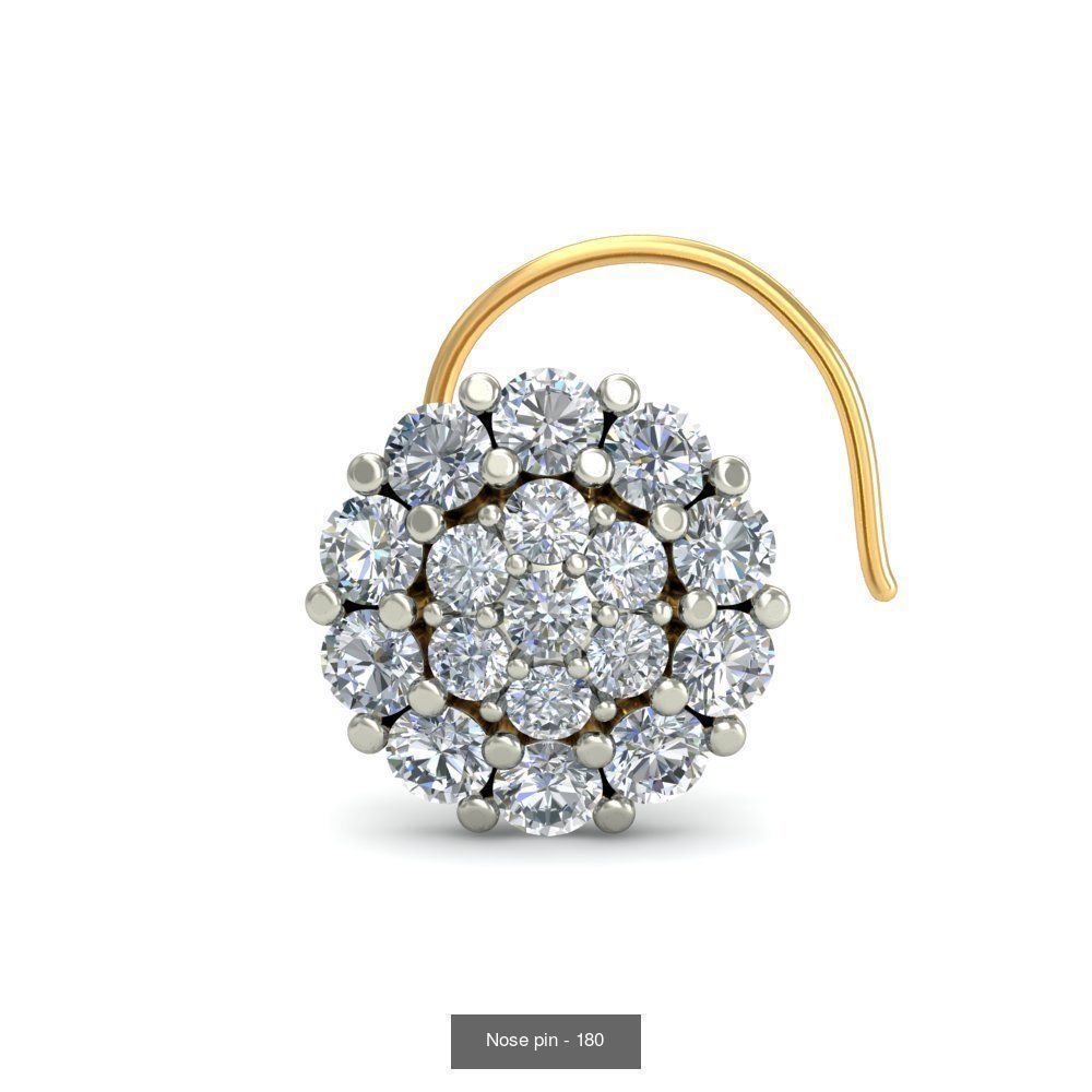 19 Nose Pin 3dm renders details 3D Model Collection_10