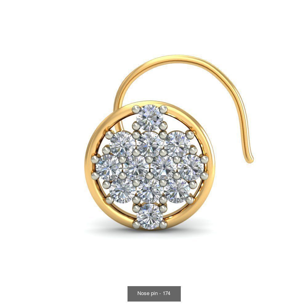 19 Nose Pin 3dm renders details 3D Model Collection_16