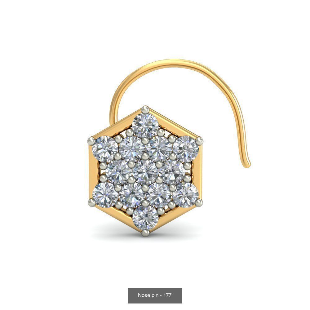 19 Nose Pin 3dm renders details 3D Model Collection_13