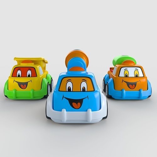 KIDS TOY TRUCK 3D model